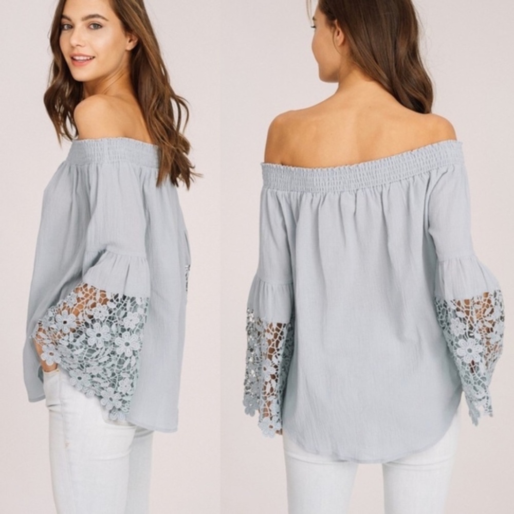 *NEW!* Off the Shoulder Top - Picture 3 of 3